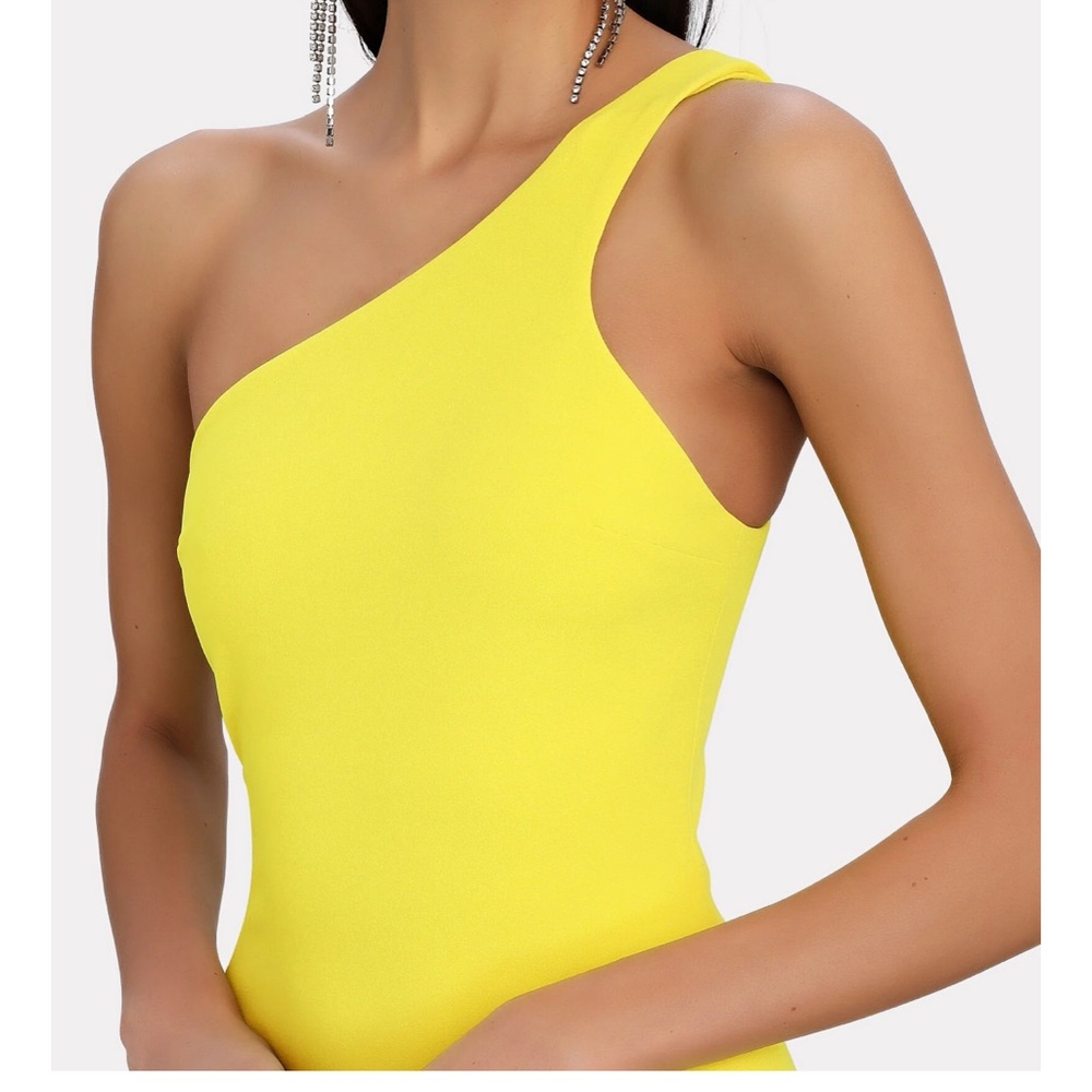 Solace London Yellow maxi dress